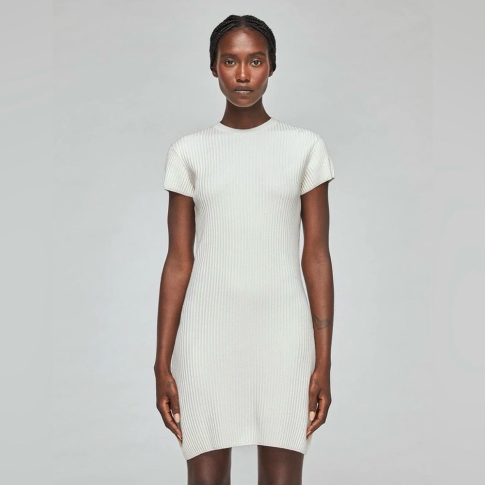 Anine Bing Skylar ivory dress Ptp 16” medium - Picture 1 of 9